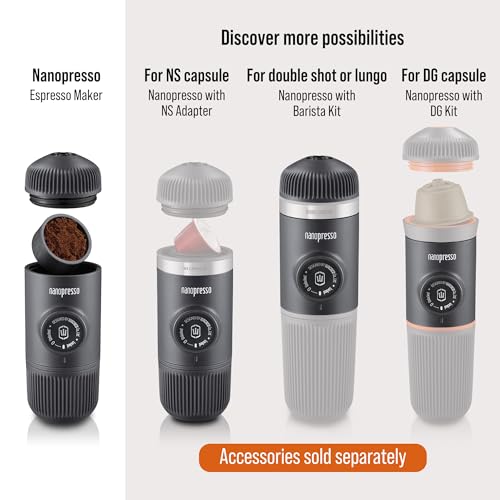 Nanopresso Portable Espresso Maker bundled with Nanopresso Protective Case