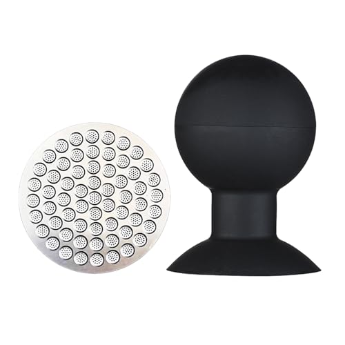Puck Screen Reusable Mesh Coffee Filter for Espresso Portafilter Basket with Silent Puck Screen Ejector Coffee Grounds Remover Knock