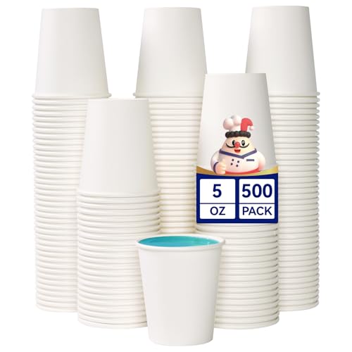 500 Count 5 oz Paper Cups