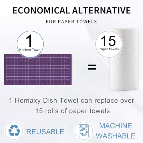 100% Cotton Terry Kitchen Towels (6 Count)