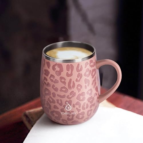 16 oz Insulated Coffee Mug with Lid and Handle