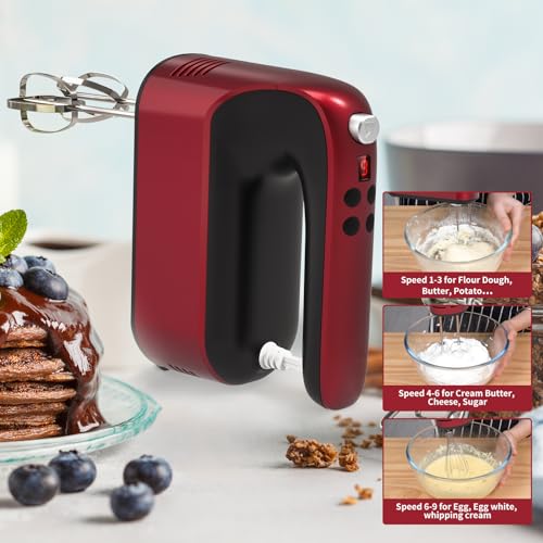 9 Speed Digital Hand Mixer Electric