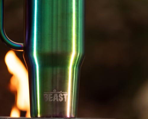 Beast 42 oz Tumbler with Handle Stainless Steel Vacuum Insulated Coffee Ice Cup Double Wall Travel Flask