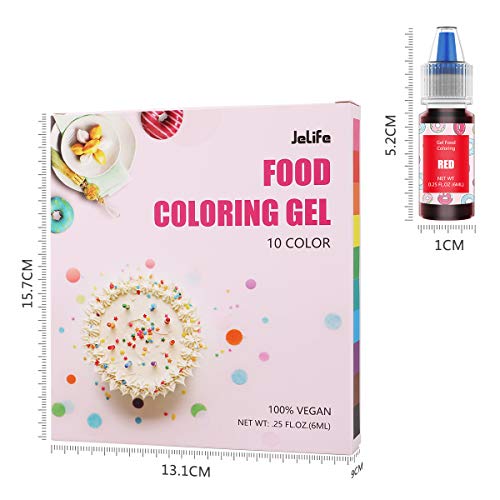 Food Coloring Gel Cake Decorating Set (2.5 Fl Oz)