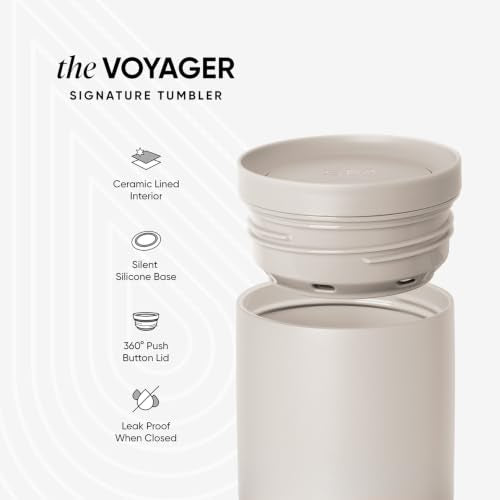 Insulated Travel Coffee Mug 360° Lid