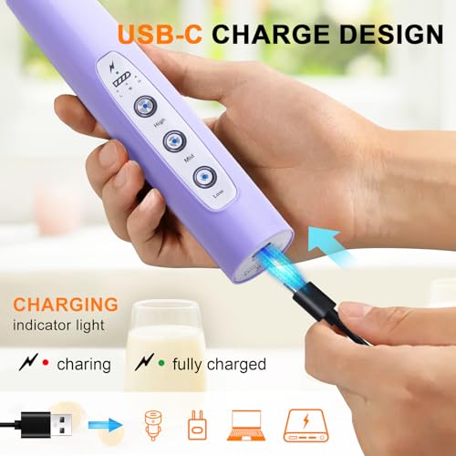 Handheld Milk Frother Wand for Coffee