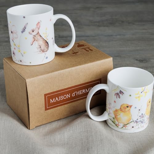 Coffee Mug with Handles Tea Cups (2 Count)
