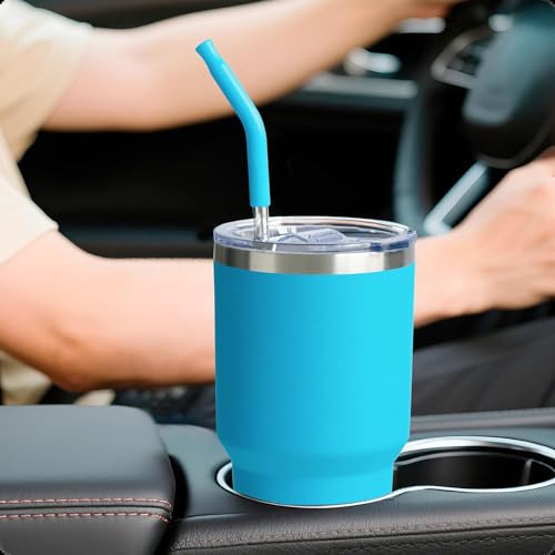 Metal Straws with Silicone Tip for 30 oz YETI Tumbler (4 Count)