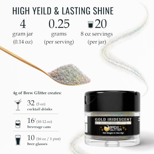 Brew Glitter Edible Glitter for Drinks