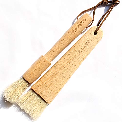 Pastry Brushes With Natural Wood and Bristles