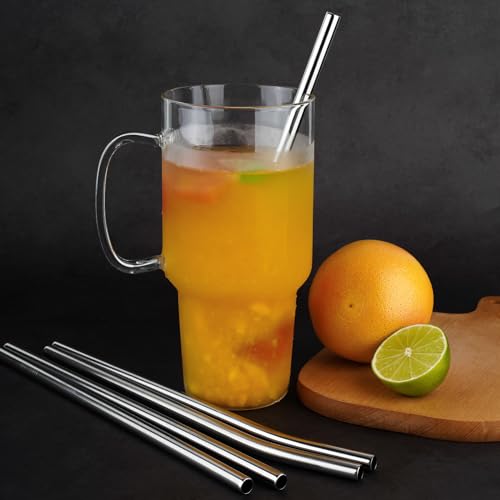 8PCS Stainless Steel Straws Fit for 40oz Stanley Tumblers (8 Count)