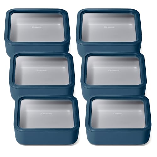 6 Piece Glass Food Storage Container Set (6 Count)