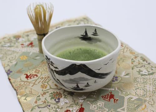 Japanese Traditional Handcrafted Matcha Chawan Tea Bowl Cup Ceremony Tableware Pottery
