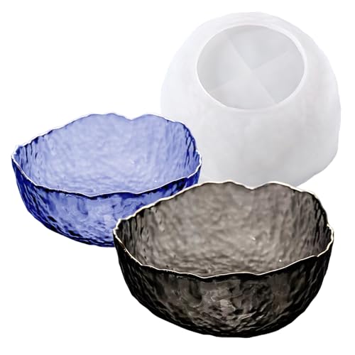 Bowl Resin Storage Box Silicone Mold Unique Container Jewelry Holder Candle Vessel Epoxy Resin Concrete Cement DIY Art Craft Trinket Jar Dish Plant Pot Table Home Decor