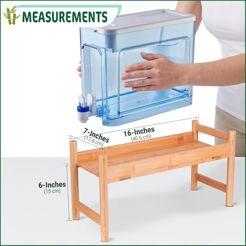 Bamboo Water Dispenser Stand