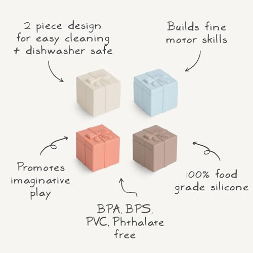 Silicone Mix and Match Present Toy 4 Pack (4 Count)