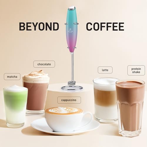 Powerful Milk Frother Wand With Duracell Batteries