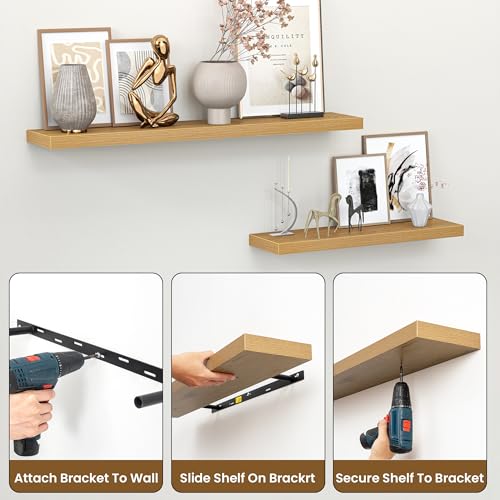 36 Inch Floating Shelves for Wall (2 Count)