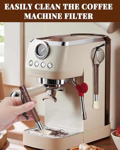 1+1 PACK Coffee Espresso Matt for Counter with Bristle Brush