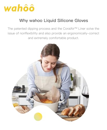 wahoo 12 Inch Liquid Silicone Oven Mitts
