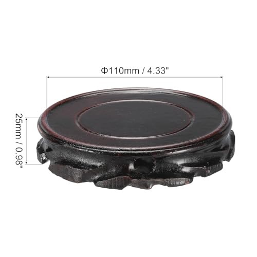 Wooden Display Stand Base 110mm (2 Count)