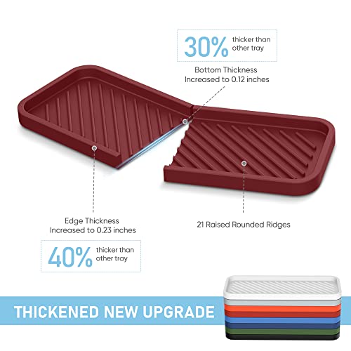 Kitchen Silicone Sink Organizer Tray (2 Count)