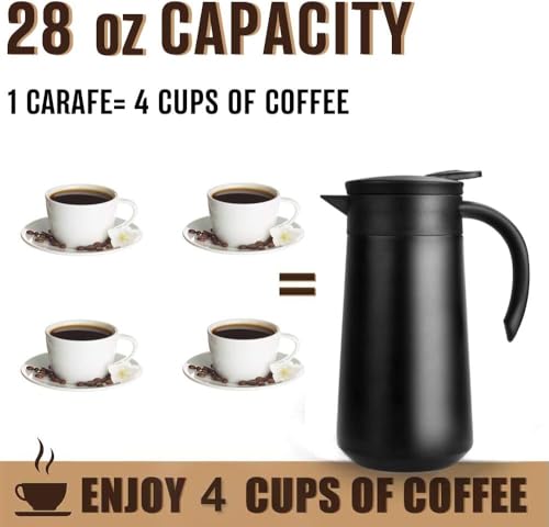 28oz Small Coffee Carafe Insulated Coffee Pot