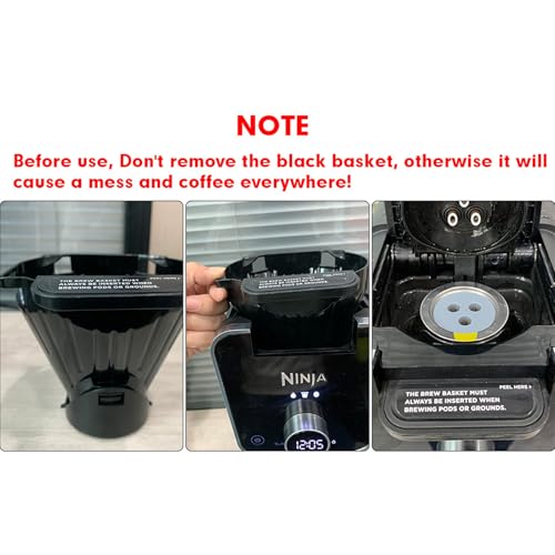Stainless Steel Reusable K Cups Compatible for Ninja Coffee Maker (3 Count)