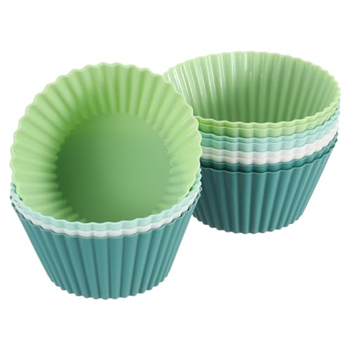 12Pcs Silicone Cupcake Liners