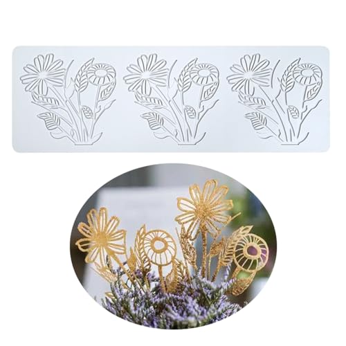 Flower Silicone Cake Lace Mold Cake Decorating Tool Border Decoration Lace Mold Kitchen Baking Tool