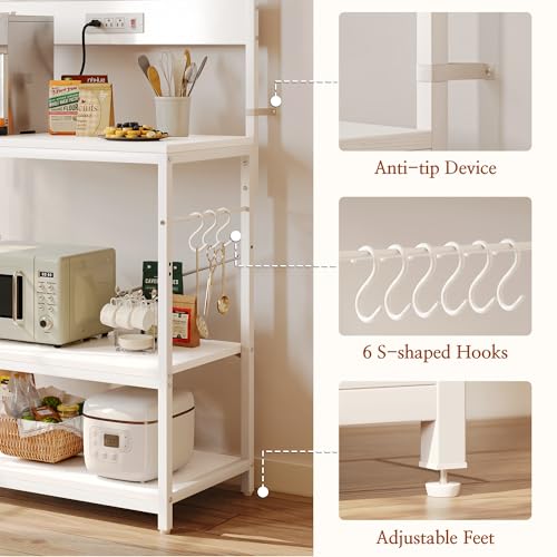 Bakers Rack with Power Outlets