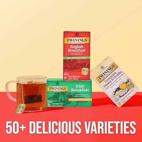 Decaffeinated English Breakfast Black Tea Bags 25 CT Box (150 Count)