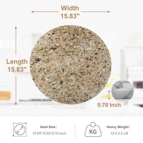 Golden Brown Marble Cutting Board for Kitchen Countertop