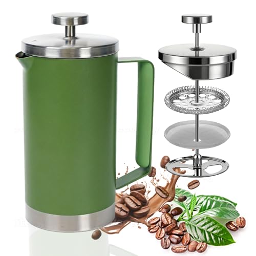 Stainless Steel French Press Coffee Maker 21OZ