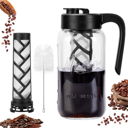 Cold Brew Coffee Maker Glass (2 Count)