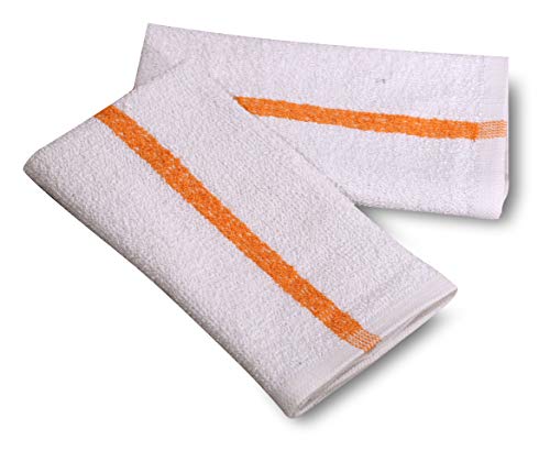 120 PC New Cotton Blend White Restaurant Bar Mops Kitchen Towels (120 Count)