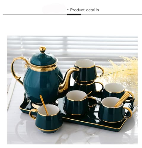 Tea Cups and Tray Set of 14 Pieces