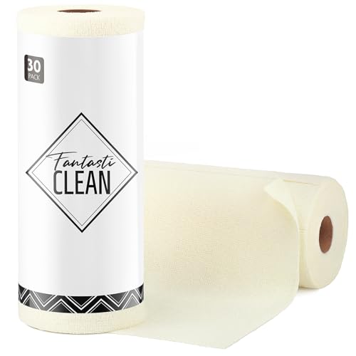 Microfiber Cleaning Cloth Roll (30 Count)