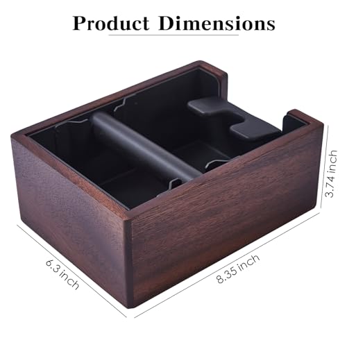 Wooden Espresso Knockout Box