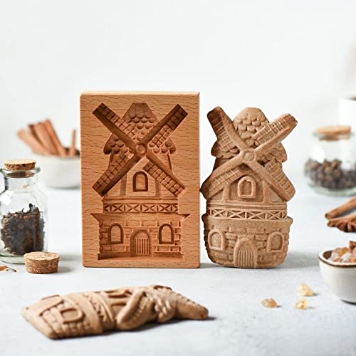 Wooden Springerle Cookie Molds for Baking