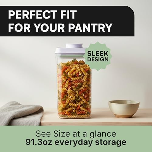 Bop Top Airtight Food Storage Containers with Lid Multi Pack (4 Count)