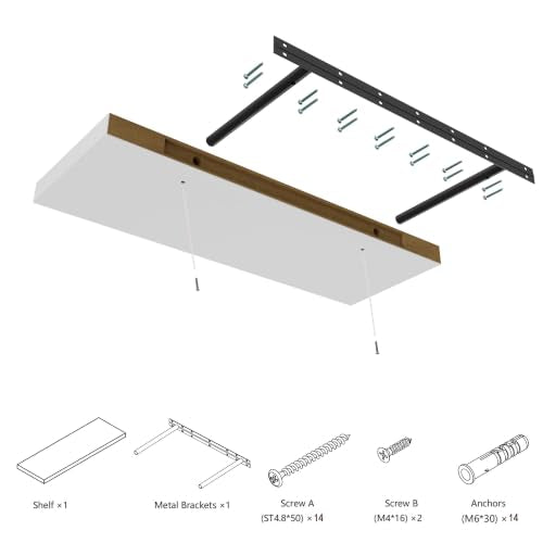 Floating Shelf (3 Count)
