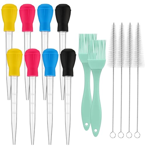14 Pcs Large Turkey Baster Set for Cooking (14 Count)
