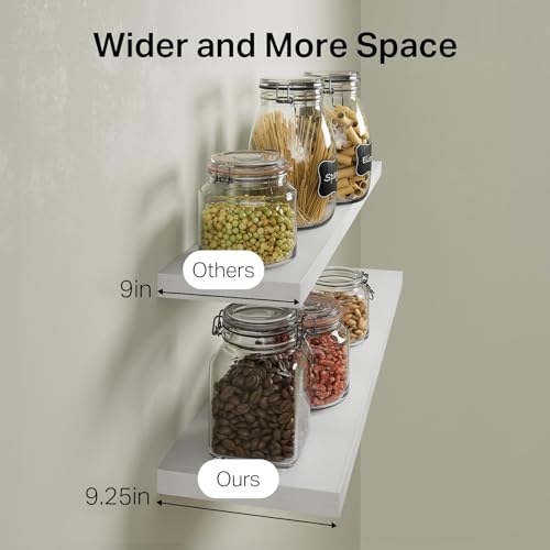 White Floating Shelves 35.4in