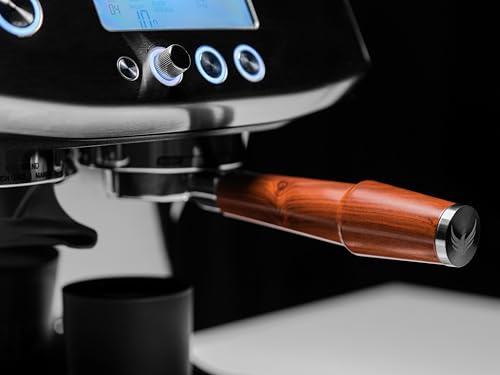 54mm Bottomless Portafilter Breville Compatible Rosewood Handle & Naked 18