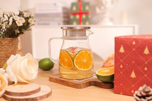 One Touch Glass Teapot