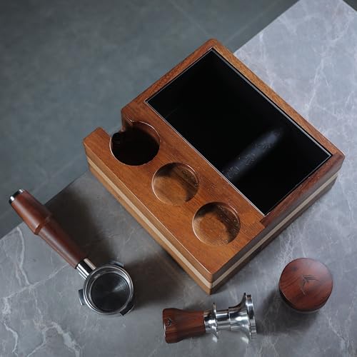 58mm Espresso Knock Box and Tamping Station Espresso Accessories Organizer Box