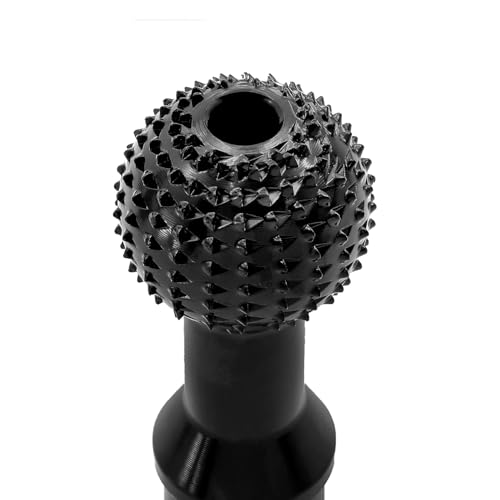 3pcs DIY Wood Carving and Deburring Tools Sphere Rotary Burrs with 5 (3 Count)