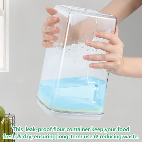 4.2 Qt Airtight Flour Rice Storage Container with Pop