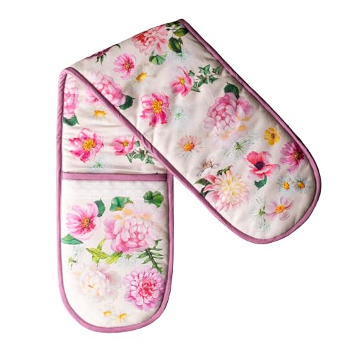 Double Oven Mitts 100% Cotton Double Oven Glove